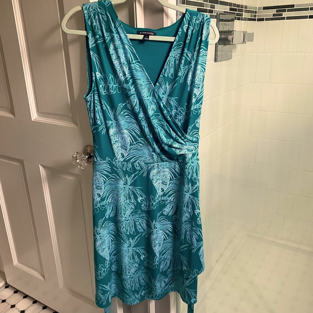 🤍 41 Hawthorne Tristan’s Essential Knit Faux Wrap Dress - Large